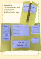 Vorschau - Stundenentwürfe - Lapbook Musik - Lieblingssänger / Lieblingsmusiker / Lieblingsband / Lieblingsmusikgruppe - Inkl. Bewertungsbogen! - Seite 2