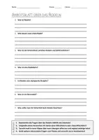 Vorschau - Arbeitsblätter - AB mit Fragen zum Thema "Rodeln" + Lösungsblatt - Deckblatt