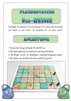 Vorschau - Unterrichtsreihen - Brettspiel : Plaudertasche - Malreihen - 8er-Reihe - Gesprächsanlässe schaffen - Seite 1