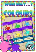 Vorschau - Stationenlernen - English - Colours - Lesespiel: Ich habe .... - Wer hat ...? - I have ... - Who has...? - Deckblatt