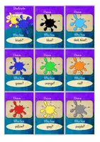 Vorschau - Stationenlernen - English - Colours - Lesespiel: Ich habe .... - Wer hat ...? - I have ... - Who has...? - Seite 2