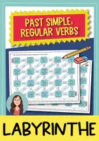 Vorschau - Arbeitsblätter - Past Simple of regular verbs // Labyrinthe (Englisch) - Deckblatt