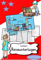Vorschau - Arbeitsblätter - Materialpaket Lesespuren Sommer (4fach differenziert) - Seite 1
