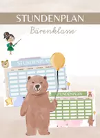 Vorschau - Mal- und Bastelvorlagen - Stundenplan für die Bärenklasse - Deckblatt