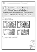 Vorschau - Arbeitsblätter - Rechnen mit Geld - Rechenheft Klasse 2 - Seite 3