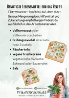 Vorschau - Arbeitsblätter - Kochen mit 5 Zutaten: Rezept Vegane Flammkuchen-Toasties (Hauswirtschaft) - Seite 1