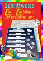 Vorschau - Unterrichtsreihen - Stufe 8a: ZehnerEiner minus ZehnerEiner mit schrittweiser Zehnerunterschreitung (± Lehrgang Zahlenraum 100, Stufe 8/8) - Deckblatt