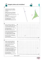 Vorschau - Arbeitsblätter - AB spiegeln, drehen und verschieben, Lösungen - Deckblatt