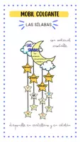 Vista previa - Manualidades / Dibujos para colorear - MÓVIL COLGANTE SOBRE LAS SÍLABAS - Portada