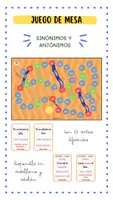 Vista previa - Juegos / Gamificación - JUEGO DE MESA SINÓNIMOS Y ANTÓNIMOS - Portada
