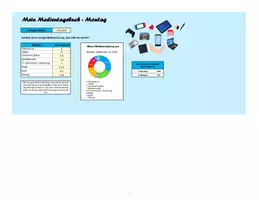 Vorschau - Interaktives Material - interaktives, digitales Medientagebuch (Excel-Version) - Seite 1