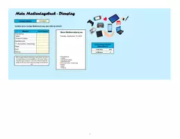 Vorschau - Interaktives Material - interaktives, digitales Medientagebuch (Excel-Version) - Seite 2