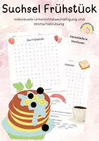Vorschau - Arbeitsblätter - Suchsel Frühstück 🍳 - Deckblatt
