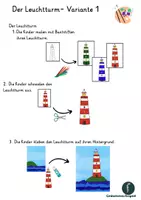 Vorschau - Mal- und Bastelvorlagen - Leuchtturm_Kunstprojekt_Sommer_Klasse 1-4 - Seite 2