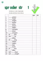 Vorschau - Arbeitsblätter - Spr -spr & Str -str : Arbeitsblätter & Lückentext & Rätsel - Seite 2