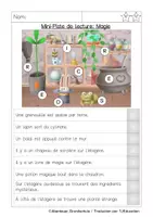 Aperçu - Feuilles d'exercices - Piste de lecture: Magie - Page 2