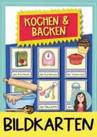 Vorschau - Fördermaterial/Inklusion - Kochen und Backen Bildkarten - Deutsch und DaZ / DaF - Deckblatt