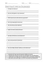 Vorschau - Arbeitsblätter - AB mit Fragen zum Thema "Salomonen" + Lösungsblatt - Deckblatt
