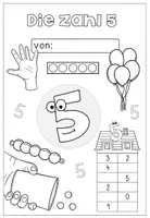 Vorschau - Arbeitsblätter - Kraft der 5 - Zahlzerlegung und Rechnen mit 5 - Bastelvorlagen & Tafelmaterial - Seite 2
