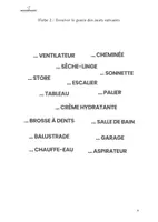 Aperçu - Apprentissages en autonomie - Genre des noms en français (La maison) - Page 3