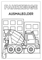 Vorschau - Arbeitsblätter - Ausmalbilder Fahrzeuge - Seite 1