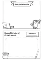 Vorschau - Arbeitsblätter - Erinnerungsheft/Abschiedsheft für fortgehende Kinder - Seite 2