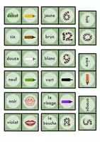 Vorschau - Unterrichtsreihen - Domino zum französischen Wortschatz - Einheit 1 (Unité 1) - Seite 2