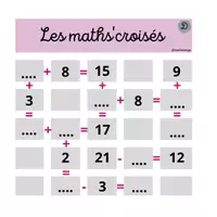 Aperçu - Feuilles d'exercices - Maths'croisés - Page 3