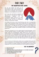 Vorschau - Arbeitsblätter - DEUTSCH - Lesetext des Tages - Paket Japan "Fuji" - Seite 1