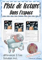 Aperçu - Feuilles d'exercices - Piste de lecture: Dans l´espace - Page de couverture
