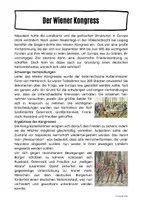 Vorschau - Arbeitsblätter - Der Wiener Kongress (1814) - Seite 1