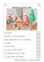 Aperçu - Feuilles d'exercices - Piste de lecture: Noel - Page 1