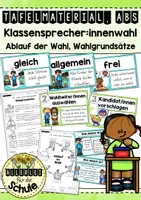Vorschau - Arbeitsblätter - Klassensprecherwahl Grundschule (Klasse 3–4) – Komplettpaket mit Ablauf, Wahlgrundsätzen & Stimmzetteln | Demokratie im Unterricht - Seite 1