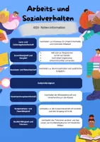 Vorschau - Poster - Arbeits- und Sozialverhalten Infoblatt - Deckblatt