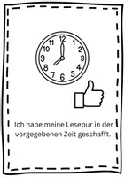 Vorschau - Bildkarten - Reflexionskarten Lesespur - Deckblatt