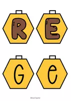 Vorschau - Poster - Bienenklasse – liebevoller Geburtstagskalender fürs Klassenzimmer (inkl. PowerPoint zum Beschriften) 🐝🍯 - Seite 3