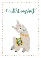 Vorschau - Anderer Materialtyp - Mitteilungsheft - Deckblatt für die Lamaklasse - Seite 1