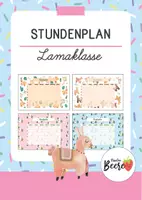 Vorschau - Anderer Materialtyp - Stundenplan für die Lamaklasse - Lama / Vorlage / Alpaka - Deckblatt