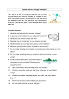 Vorschau - Arbeitsblätter - Conversation Speeddating: Happy holidays! - Seite 2