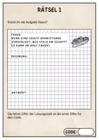 Vorschau - Arbeitsblätter - Escape Room Mathe - Klasse 4 - Seite 2