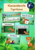 Vorschau - Mal- und Bastelvorlagen - Tigerklasse - Gesamtpaket XXL - Seite 1