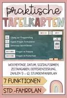Vorschau - Poster - Tafelmaterial - Tafelkarten für den Unterricht - Deckblatt