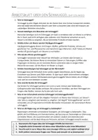 Vorschau - Arbeitsblätter - AB mit Fragen zum Thema "Schmuggel" + Lösungsblatt - Seite 1