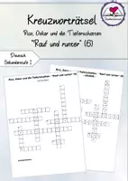 Vorschau - Arbeitsblätter - Rätsel - Rico, Oskar und die Tieferschatten "Rauf und runter" - Deckblatt