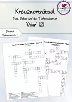 Vorschau - Arbeitsblätter - Rätsel- Rico, Oskar und die Tieferschatten "Oskar" - Deckblatt