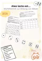 Vorschau - Arbeitsblätter - Alea iacta est...- ein lateinisches Würfelspiel! - Deckblatt