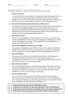 Vorschau - Arbeitsblätter - AB mit Fragen zum Thema "Schule" + Lösungsblatt + Infografik - Seite 2