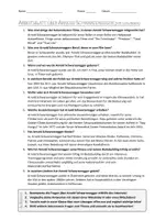 Vorschau - Arbeitsblätter - AB mit Fragen zum Thema "Arnold Schwarzenegger" + Lösungsblatt - Seite 1
