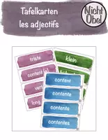 Vorschau - Stationenlernen - MATERIALPAKET Les adjectifs - Seite 1