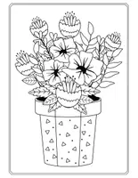 Aperçu - Préparation de séance / Séance complète - Flowers - Pack de coloriages gratuit +10 illustrations - Page 3